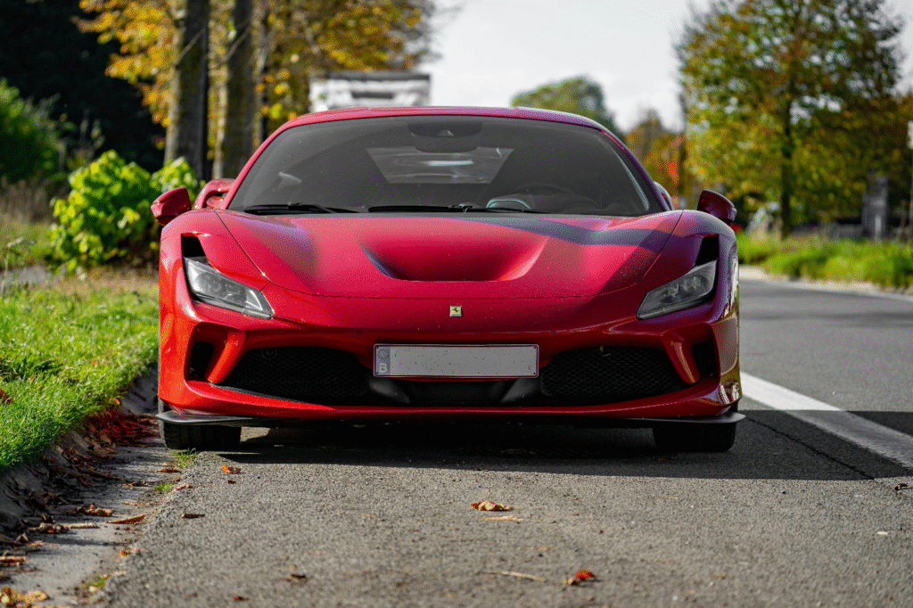 A red car